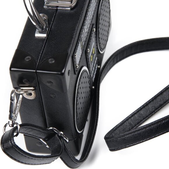 Women Radio Shaped Clutch Crossbody Bag Elegant Evening Small Shoulder - Picture 3 of 6